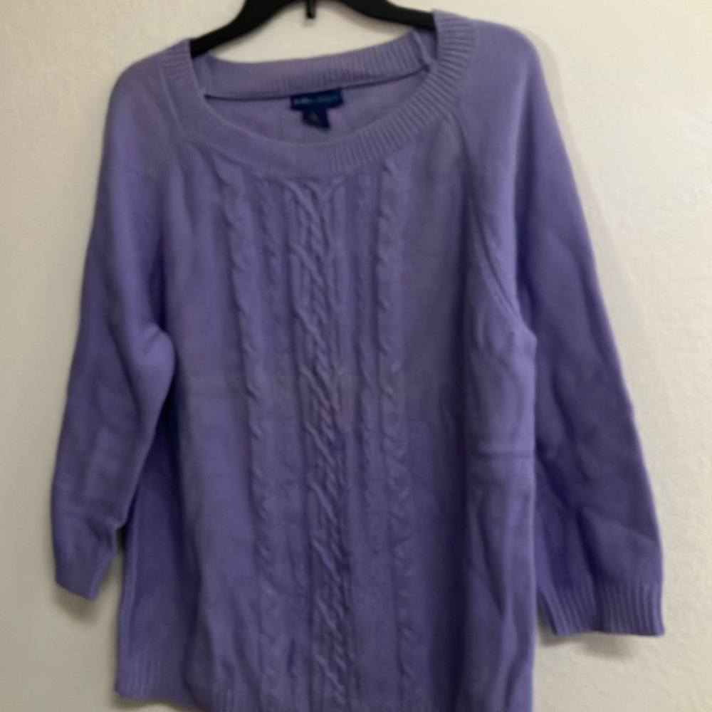 FINAL MARKDOWN Karen Scott cotton knit sweater xl